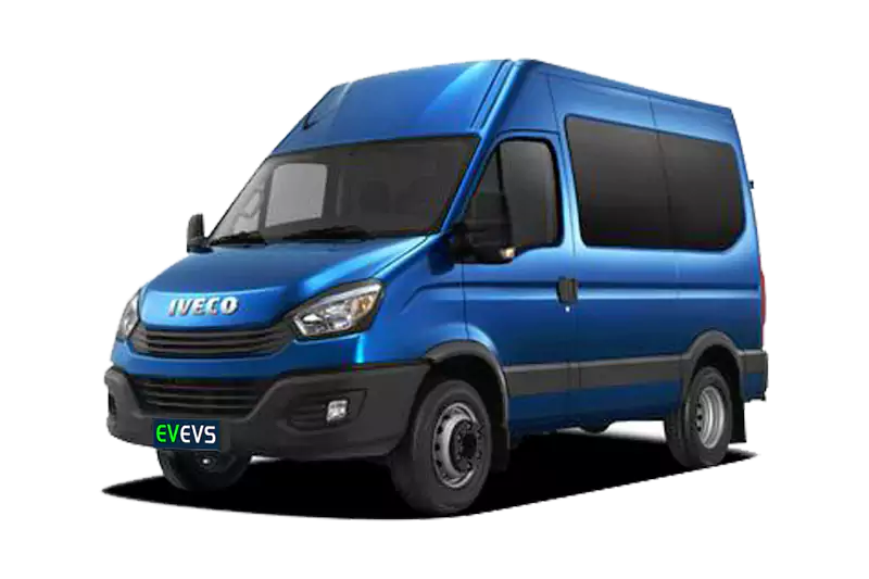 2024 IVECO Daily EV 195km long axle single row chassis with 3 seats